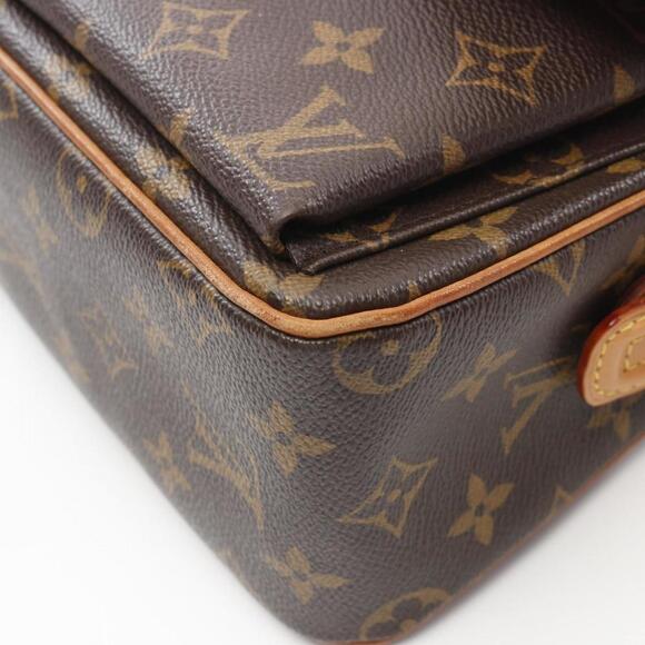 LOUIS VUITTON Brown Monogram Leather Shoulder Bag - Picture 8 of 10